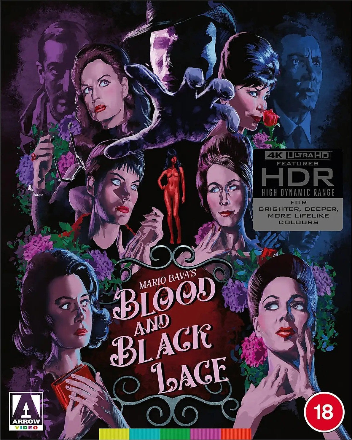 Blood and Black Lace — přední strana obálky, Arrow Video