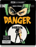 Danger: Diabolik — přední strana obálky, Eureka Masters of Cinema