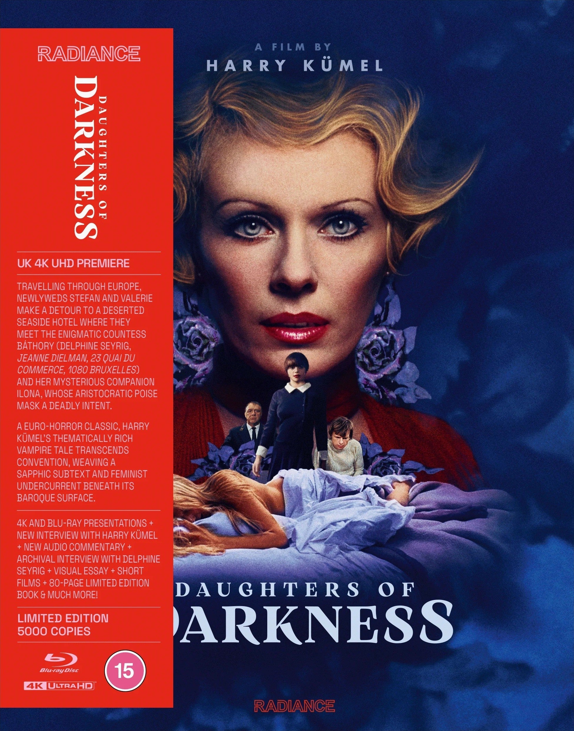 Daughters of Darkness — přední strana obálky, Radiance Films