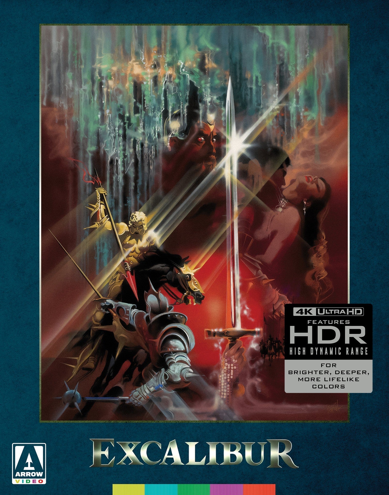 Excalibur — přední strana obálky, Arrow Video