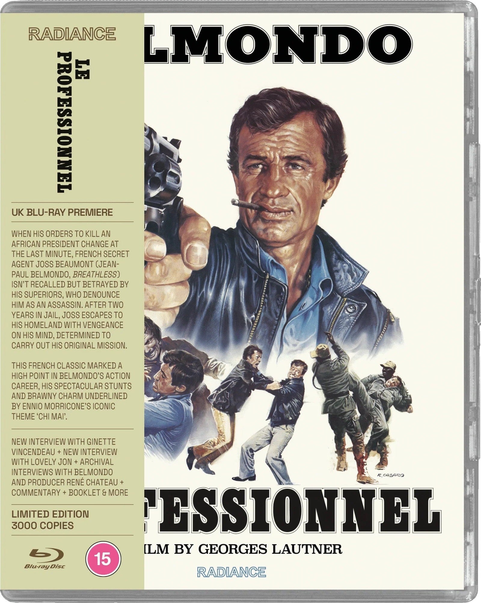 Le professionnel — přední strana obálky