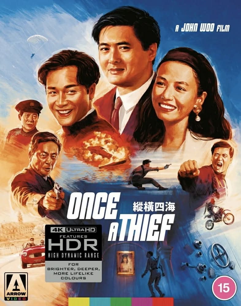 Once a Thief — přední strana obálky, Arrow Video