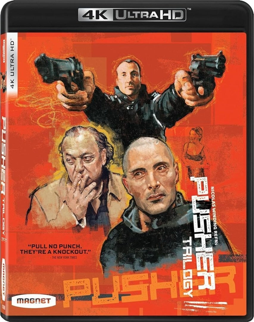 The Pusher Trilogy — přední strana obálky, Second Sight Films