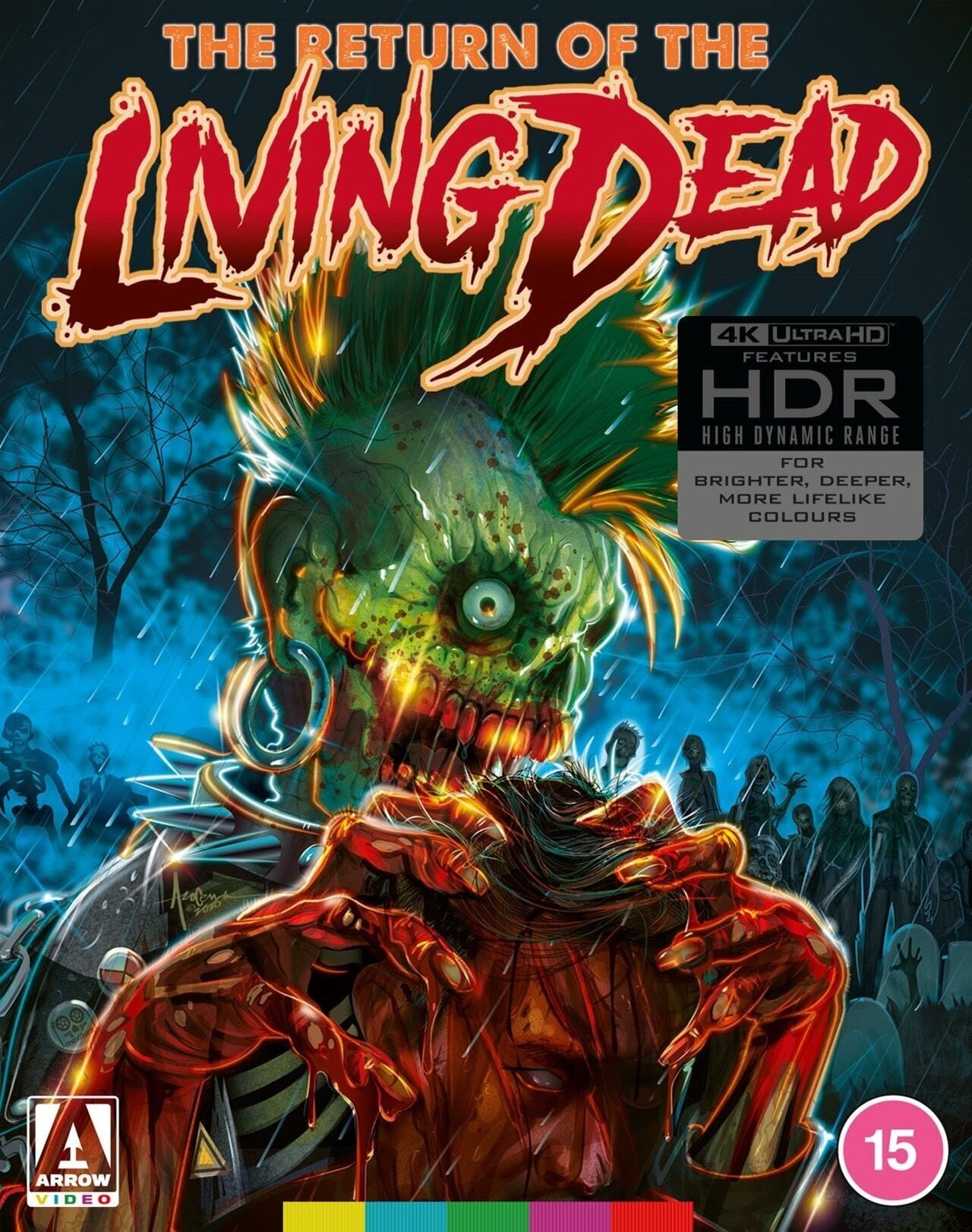 The Return of the Living Dead — přední strana obálky, Arrow Video