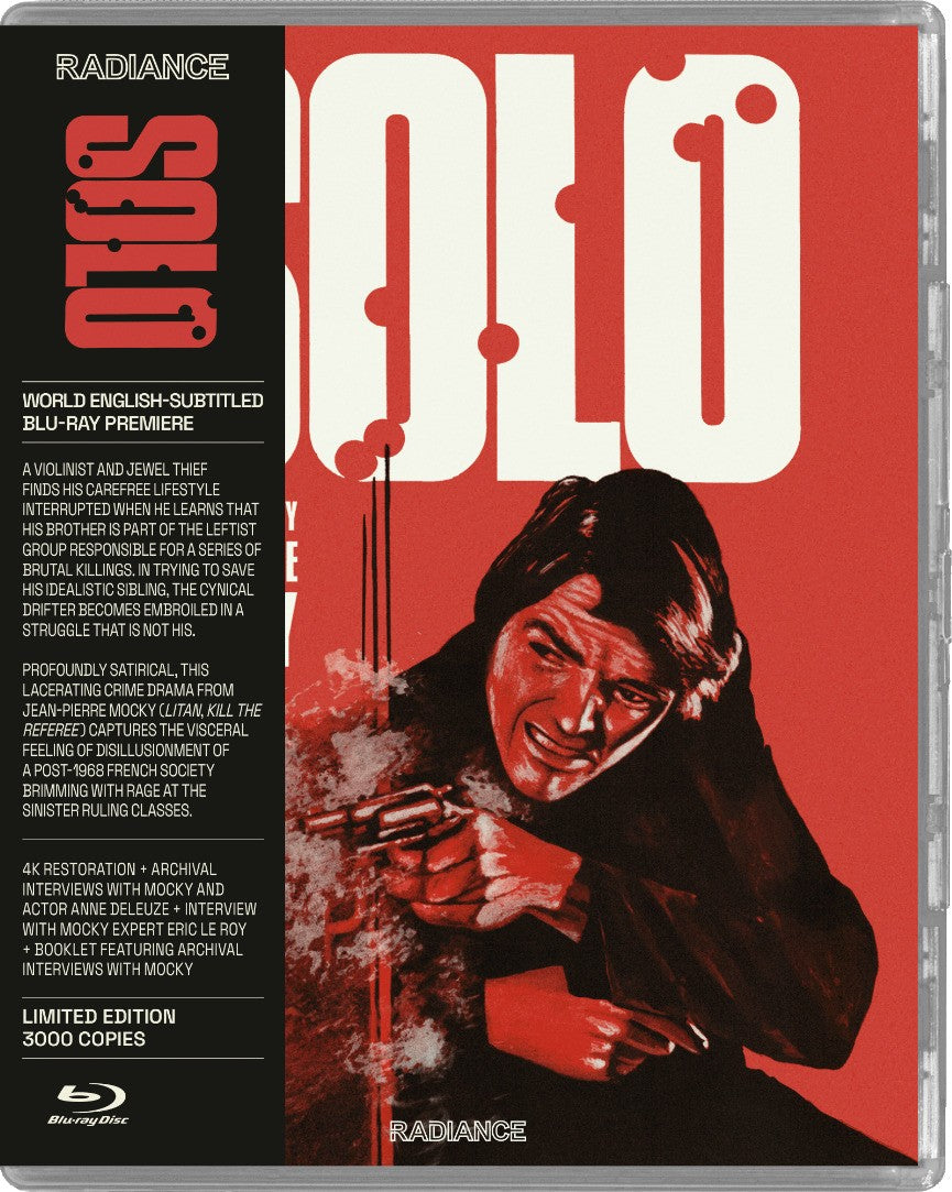 Solo — přední strana obálky, Radiance Films
