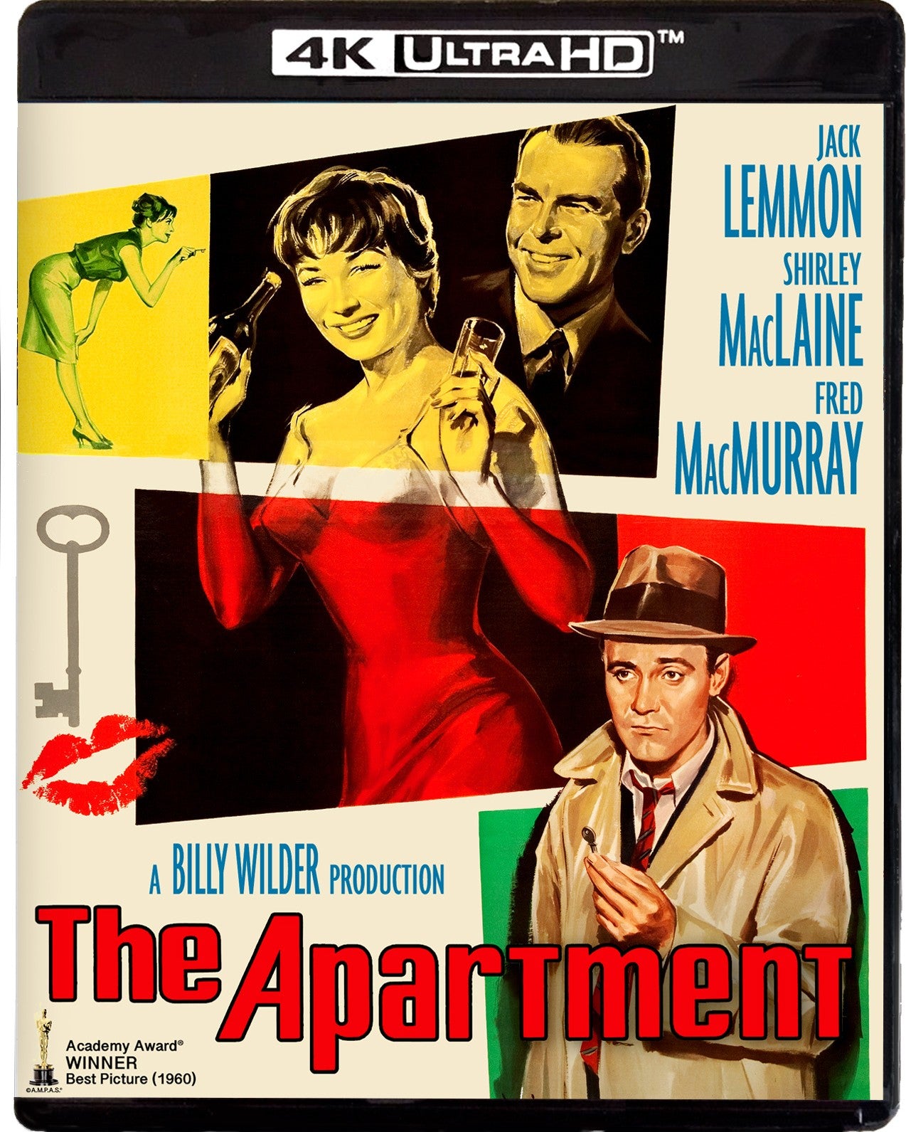 The Apartment — přední strana obálky, Arrow Academy